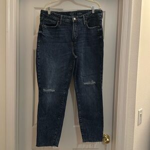 Old Navy OG Straight High Rise Distressed Jean